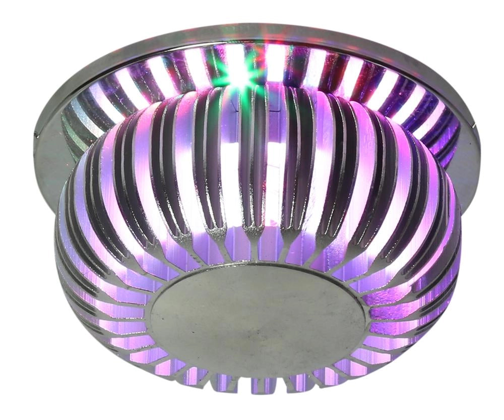 Plafoniera LED RGB rotonda cromata SA-09 Candellux
