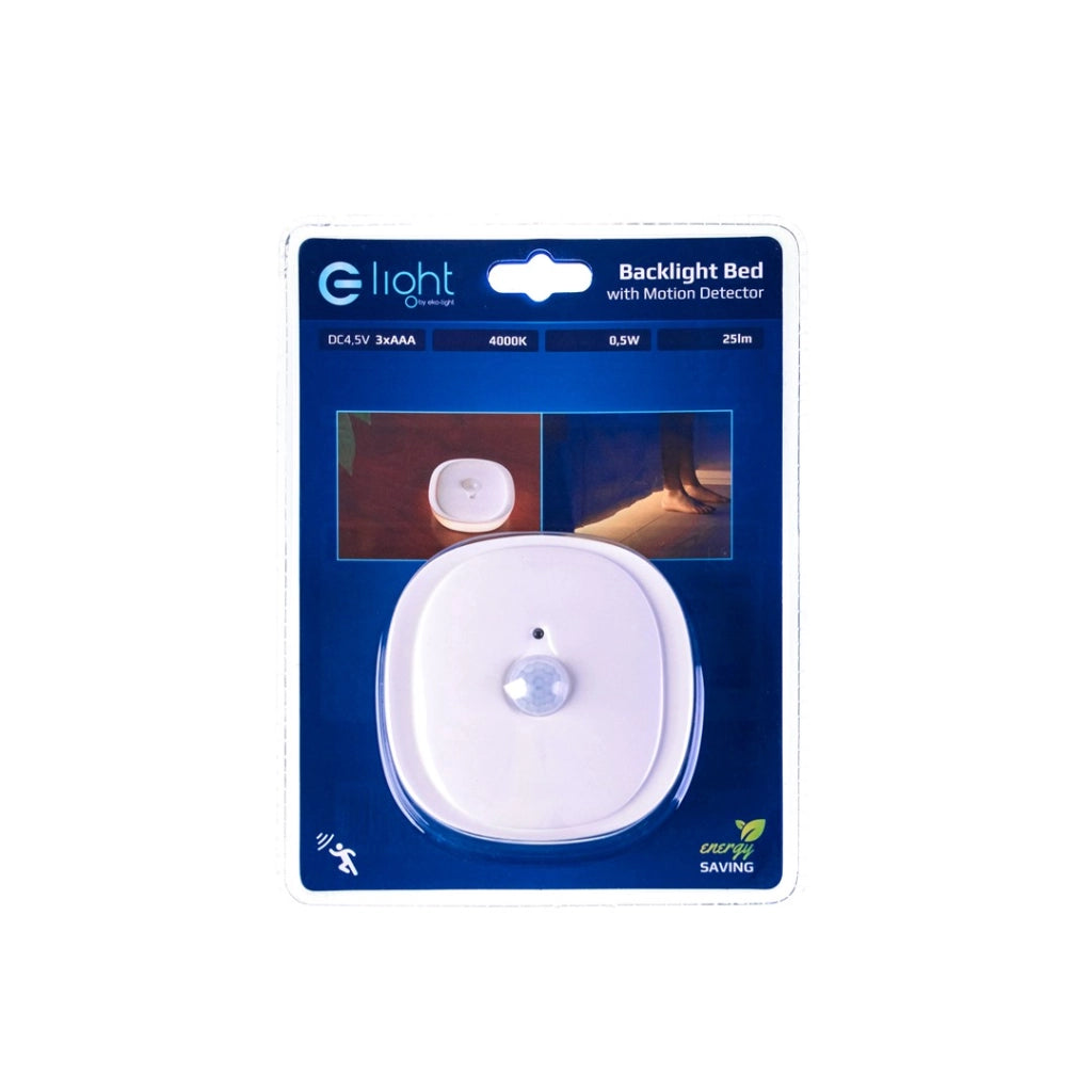 Lampada sottoletto LED sensore 0,5W batterie AAA Eko-Light