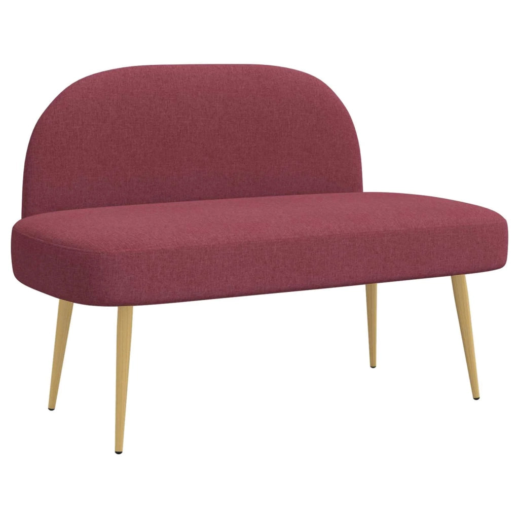 Panchina imbottita con schienale Rosso vino 110 x 60 x 76 cm 42040759