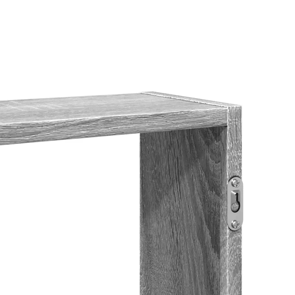 Mensola a Muro Grigio Sonoma 99x15x60 cm in Truciolato 853241
