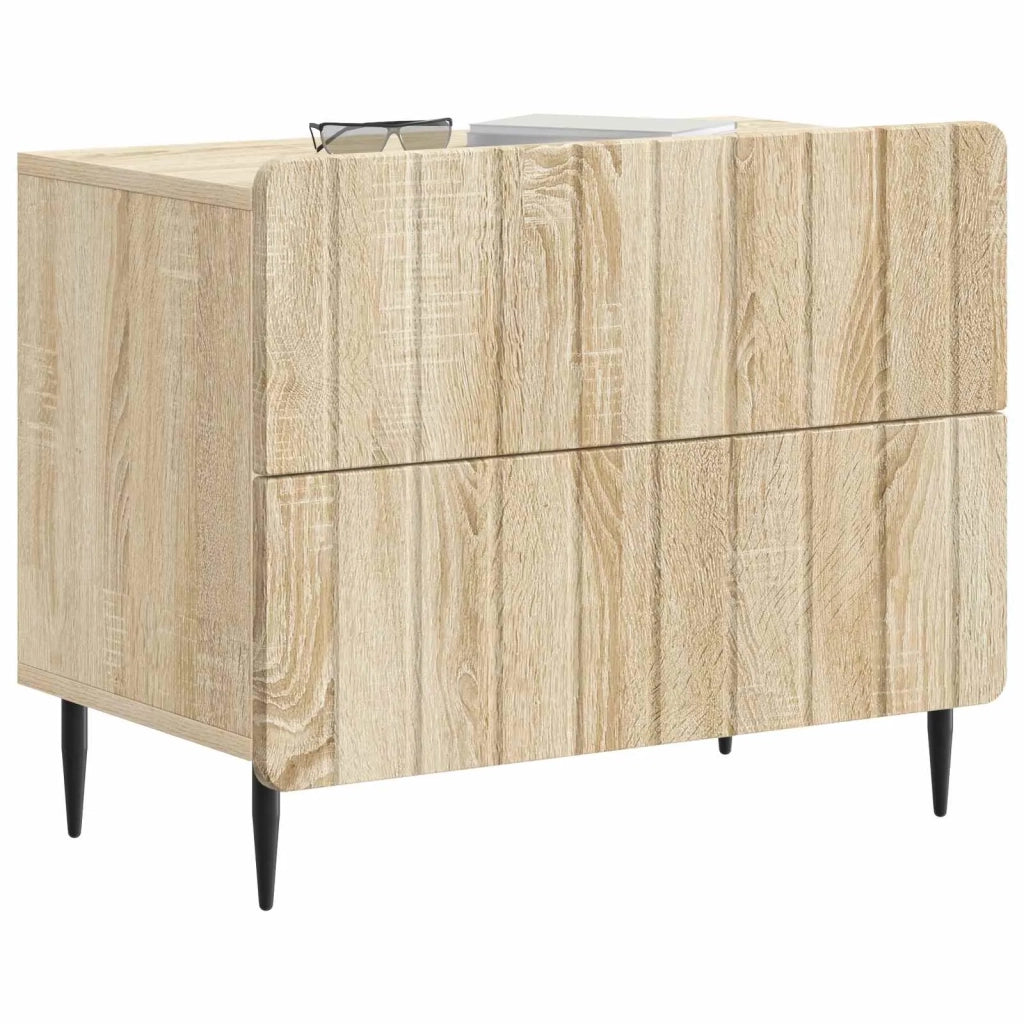 Armadio da Notte con cassetto Rovere Sonoma 62 x 34,5 x 49,5 cm 894317