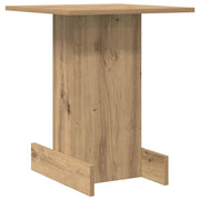 Tavolino | Tavolo laterale Rovere artigianale 44,5 x 45 x 55 cm Legno multistrato