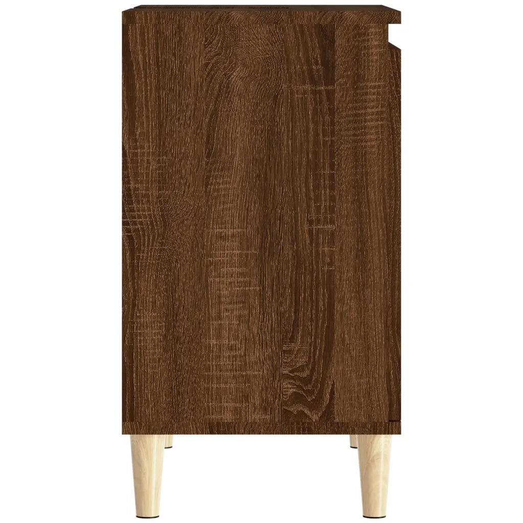 Mobile Lavabo Rovere Marrone 58x33x60 cm in Legno Multistrato 821259