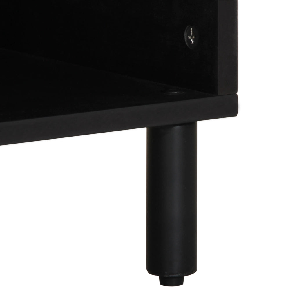 Mobile TV  100x33,5x46 cm in legno massello di acacia