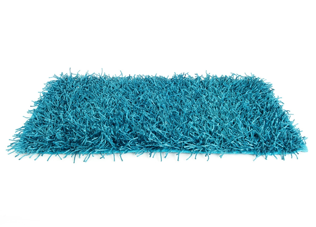 Tappeto Da Cucina E Da Salotto Modello Shaggy - 120x180cm - Turchese