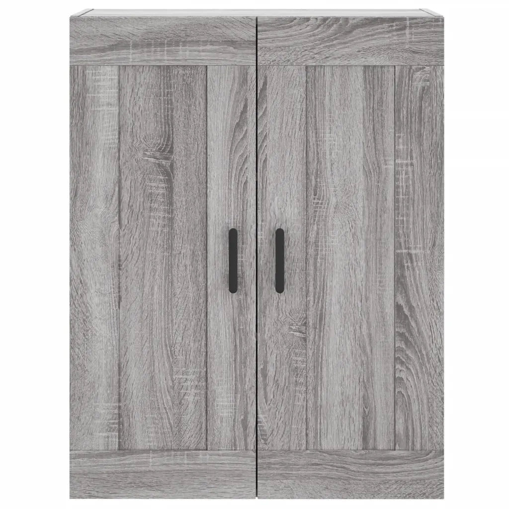 Credenza Grigio Sonoma 69,5x34x180 cm in Legno Multistrato 3199695