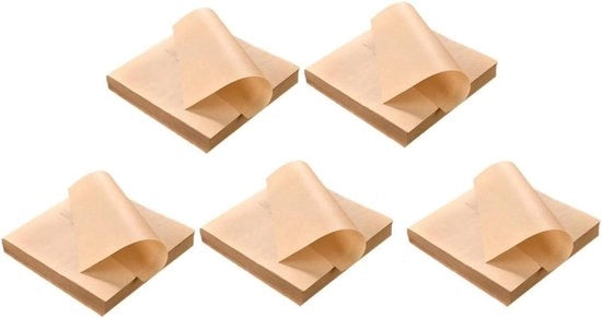 500 fogli di carta per oli - contenitore per patatine - imballaggio per alimenti - carta per cel - carta kraft
