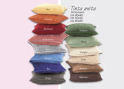 Fodera Arredo In Tinta Unita In Ciniglia Con Cordoncino - 60x60 - Verdone