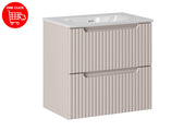 Set mobili bagno 60 cm con lavabo per mobile SKY Nova Cashmere 60 cm