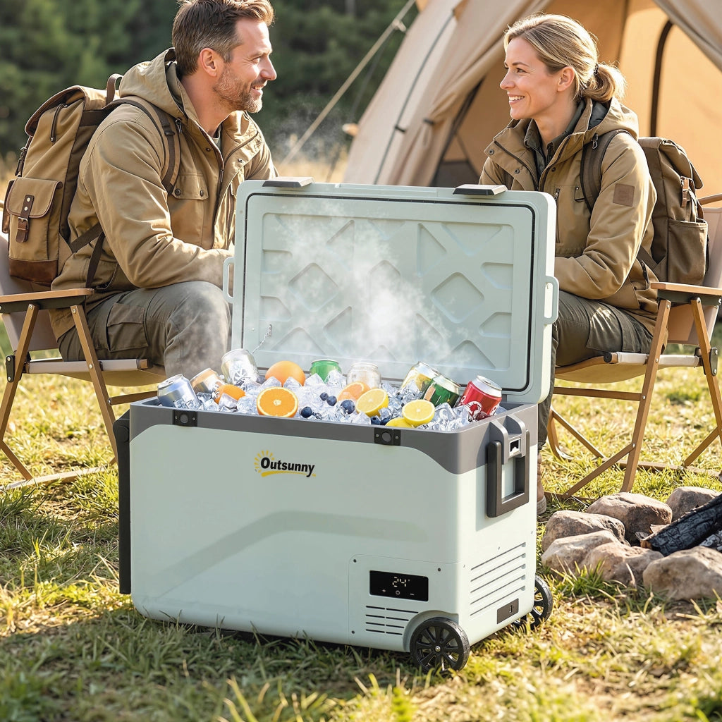 Frigo Portatile Elettrico 42,5L con Bluetooth ¨C Zephmum ¨C Grigio 45x35x45 cm