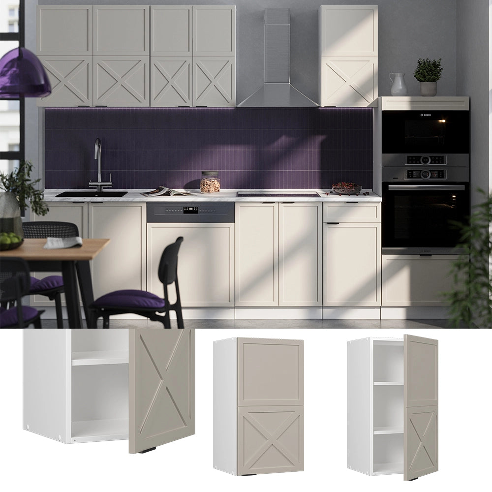 Vicco Pensile da cucina GrigioBeige 40 cm