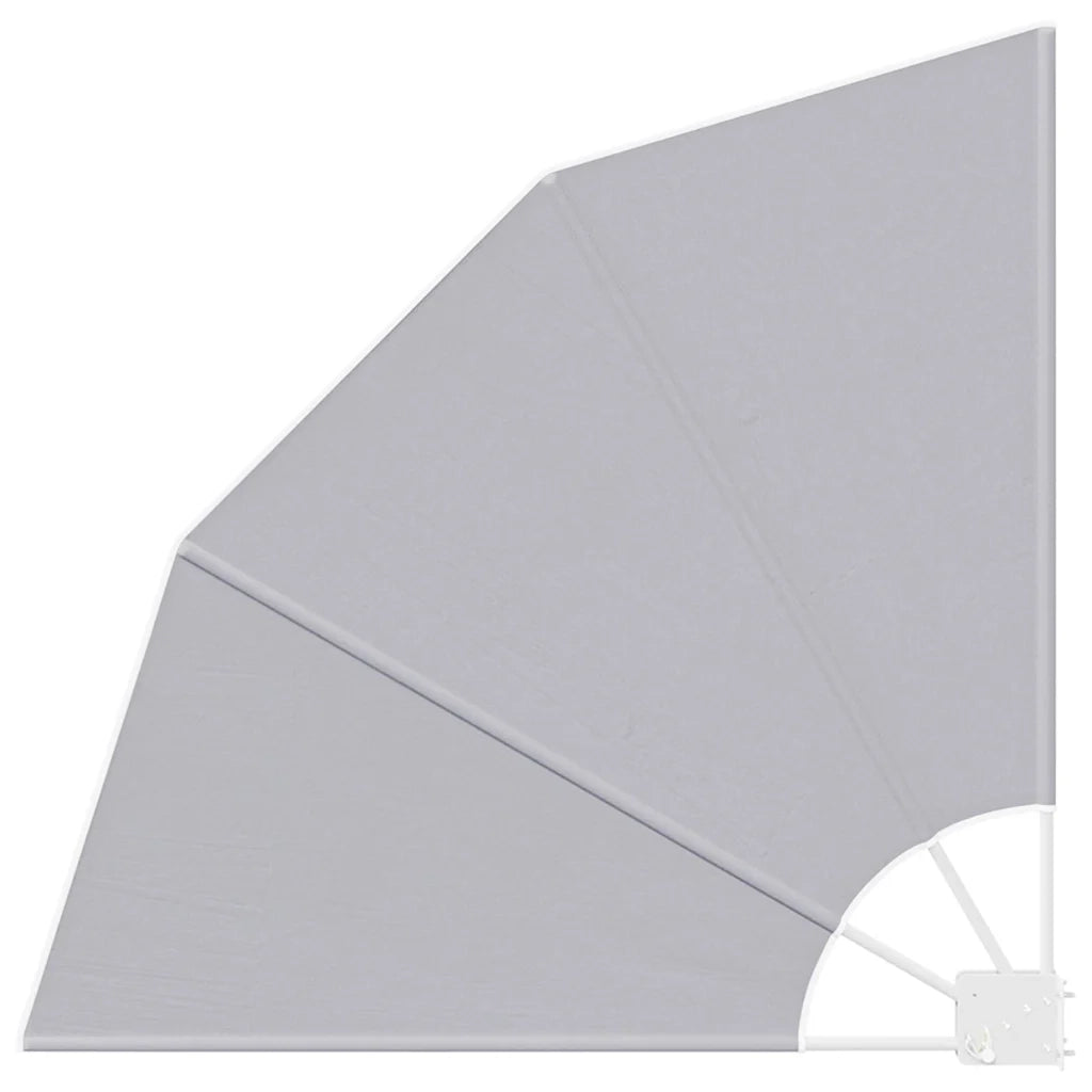 Schermo di Privacy per Balcone-Pannello per privacy 115 x 115 cm Poliestere Grigio