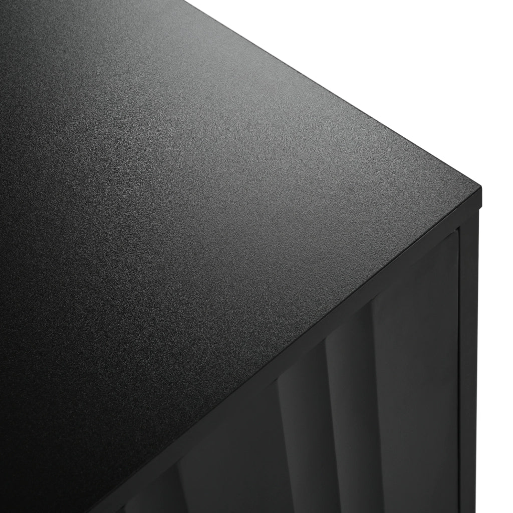 Mobile TV ¨C MINIMAL ¨C Nero, Gambe Dorate, 190x38x48 cm