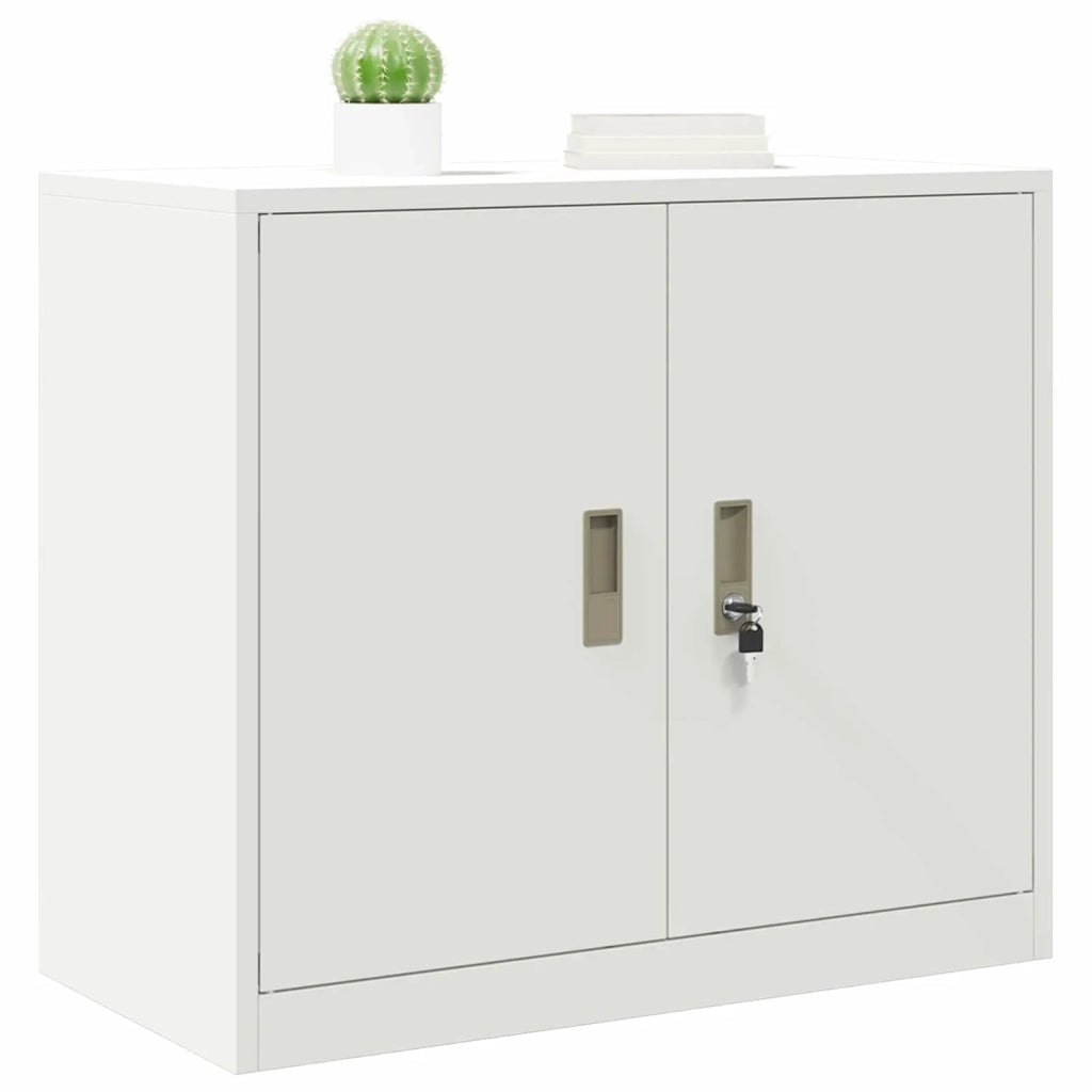 Armadio Bianco 80 x 40 x 70 cm Acciaio