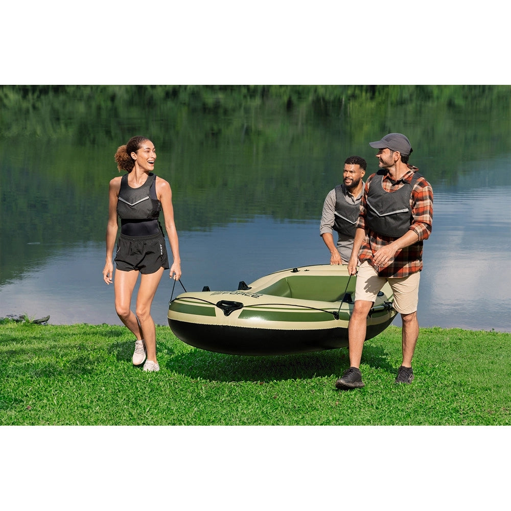 Trade Shop - Set Gommone Gonfiabile Hydro-force Voyager X3 Con Pompa Remi Borsa 294x137x39cm 65164 -