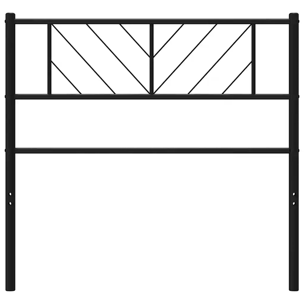 Testiera in Metallo Nero 100 cm