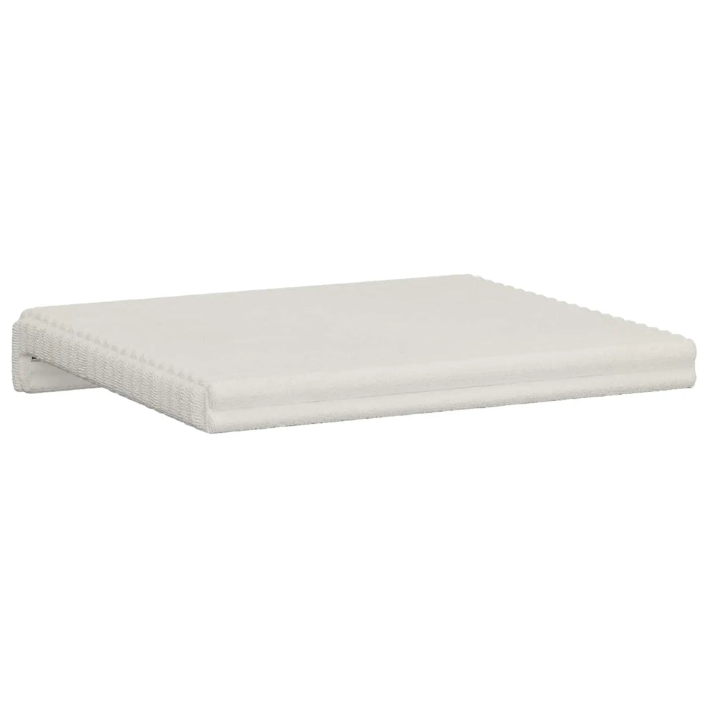 Cuscino per panchina 2 pcs Corduroy Morbido Crema 42043067
