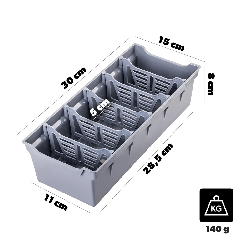 KADAX Organizer na przyprawy szary <24> K17437