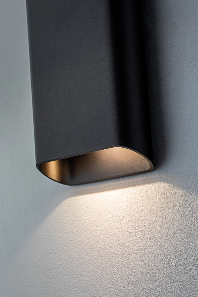 PLAK Applique a Parete LED 14W IP65 Biemissione 3000K CRI90 in Metallo Finitura Oro - Illuminazione di Design per Interni Rossini Group