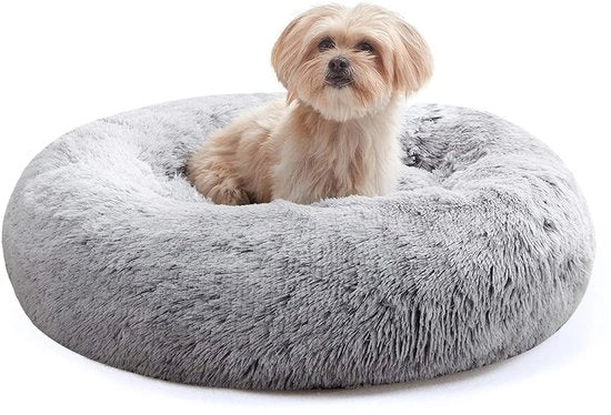 Cuscino per Cani, Mandria per Piccoli Cani, Cuscino per Cani, Letto per Cani, Mandria per Cani e Gatti, Dimensioni 70 cm, colore Grigio chiaro, Materiale lavabile