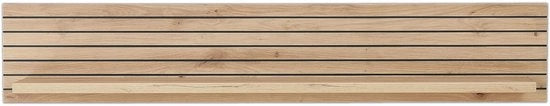 Pannello di parete multifunzionale con illuminazione LED - 120 x 22 x 23 cm (B/H/D)