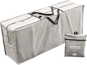 Copri cuscino impermeabile (125 x 50 x 32 cm) - Borsa di stoccaggio per mobili da giardino con maniglia portatile - 250D poliestere