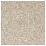 Tappeti per area Naturale e Bianco 120 x 120 cm Juta 42010603