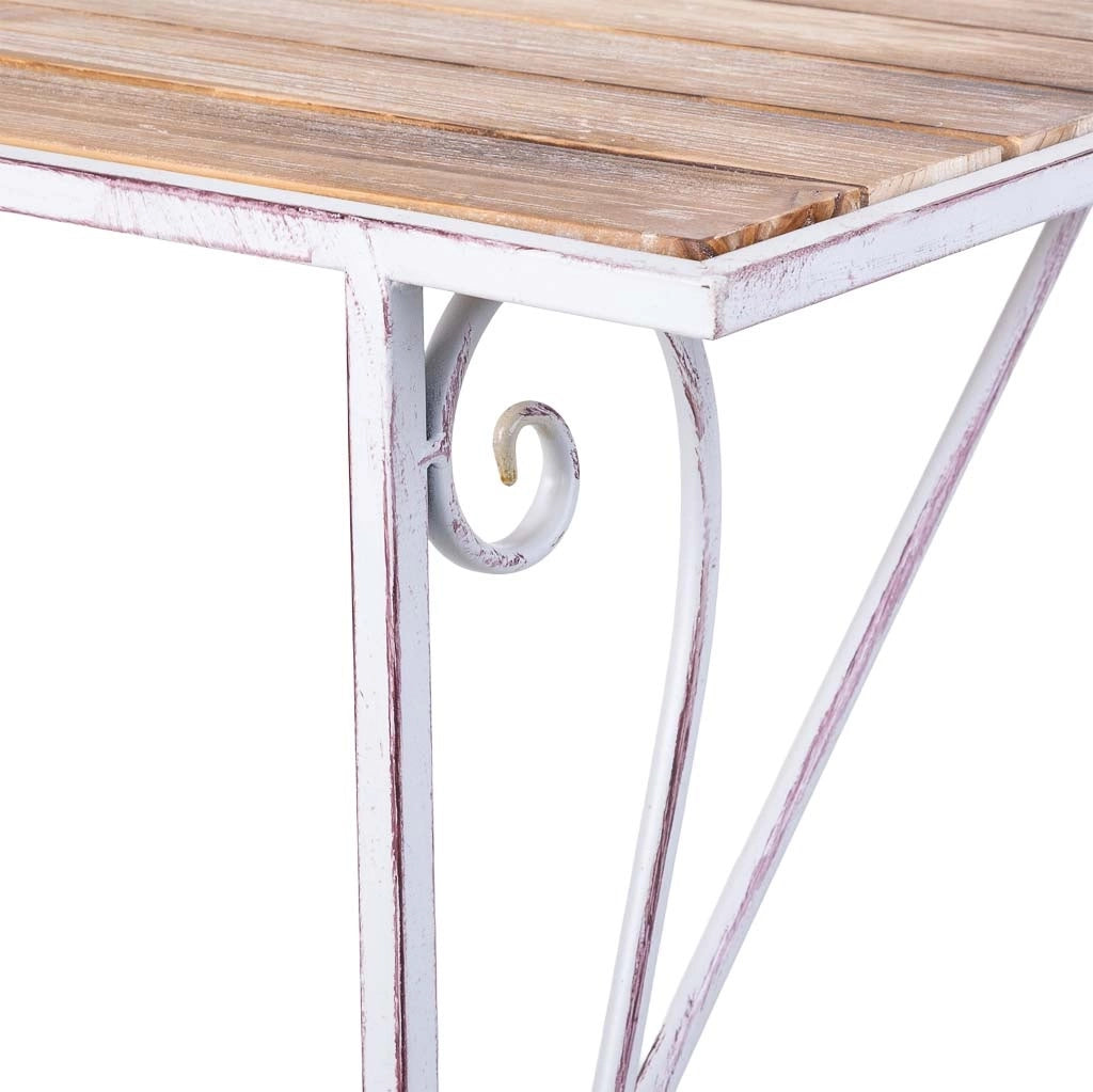 Tavolino bianco, 60x36x70h cm