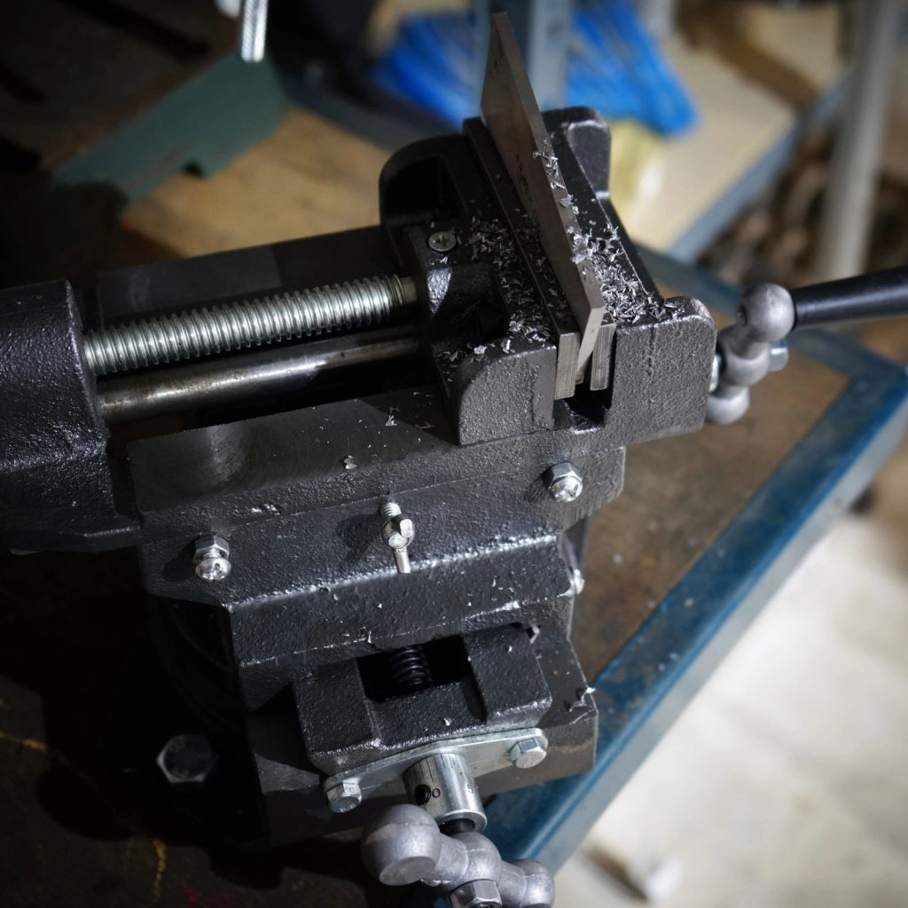 Morsa da banco per macchine con base girevole Morsa di serraggio da officina 125mm