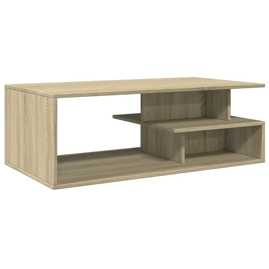 Tavolino salotto | Tavolino da caff¨¨ | Tavolino da Soggiorno Rovere Sonoma 102x55x35cm in Legno Multistrato