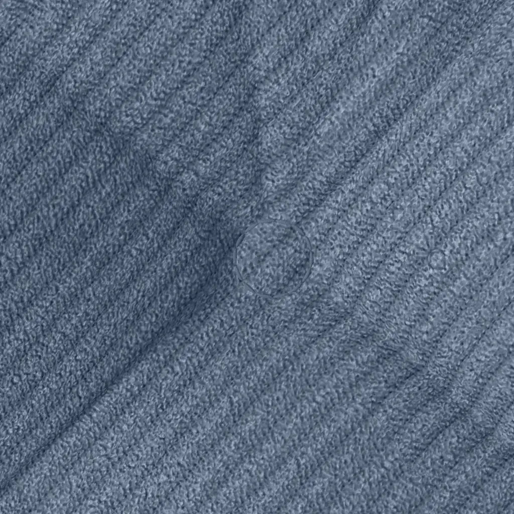 Cuscini per Seduta 4 pz | Cuscini per sedie Blu 45 x 45 cm Tessuto in Cords
