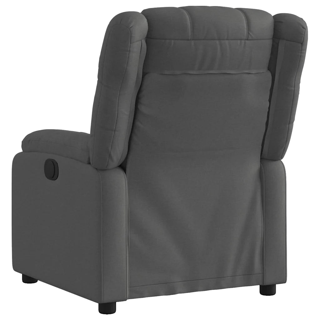 Poltrona reclinabile in Tessuto Grigio Scuro 3206201