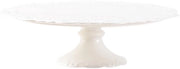 Standaard per torta con piede - Keramico - Supporto per cupcake - Display per torte - Sostenibile - Forma rotonda - Piatto per torta