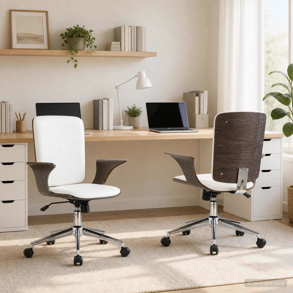 Sedie da Ufficio Girevoli 2 pz Similpelle 69 x 61 x 104 cm 279479