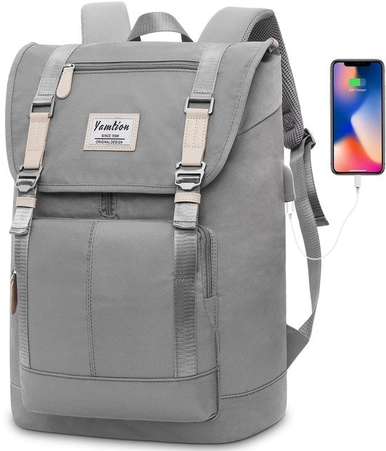 Borsa da viaggio per donne e ragazzi, borsa scolastica per ragazze, borsa per studenti universitari con tasca per laptop 17 pollici