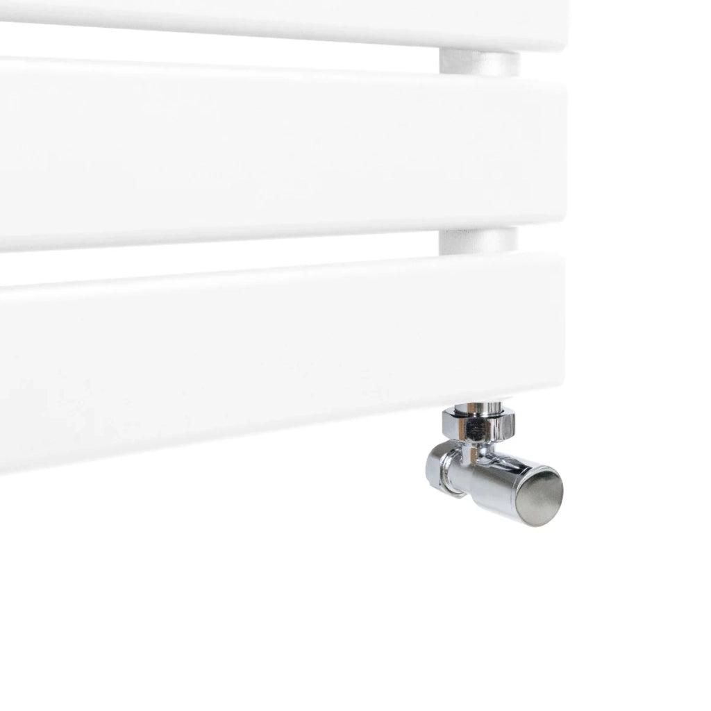 Radiatore per asciugamani design a pannello piatto 1200 x 500 mm per bagno ad incasso  Bianco