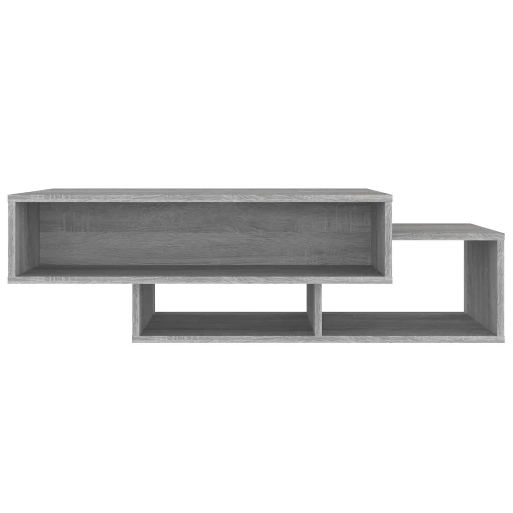 Tavolino da Salotto Grigio Sonoma 105x55x32cm Legno Multistrato cod mxl 6609
