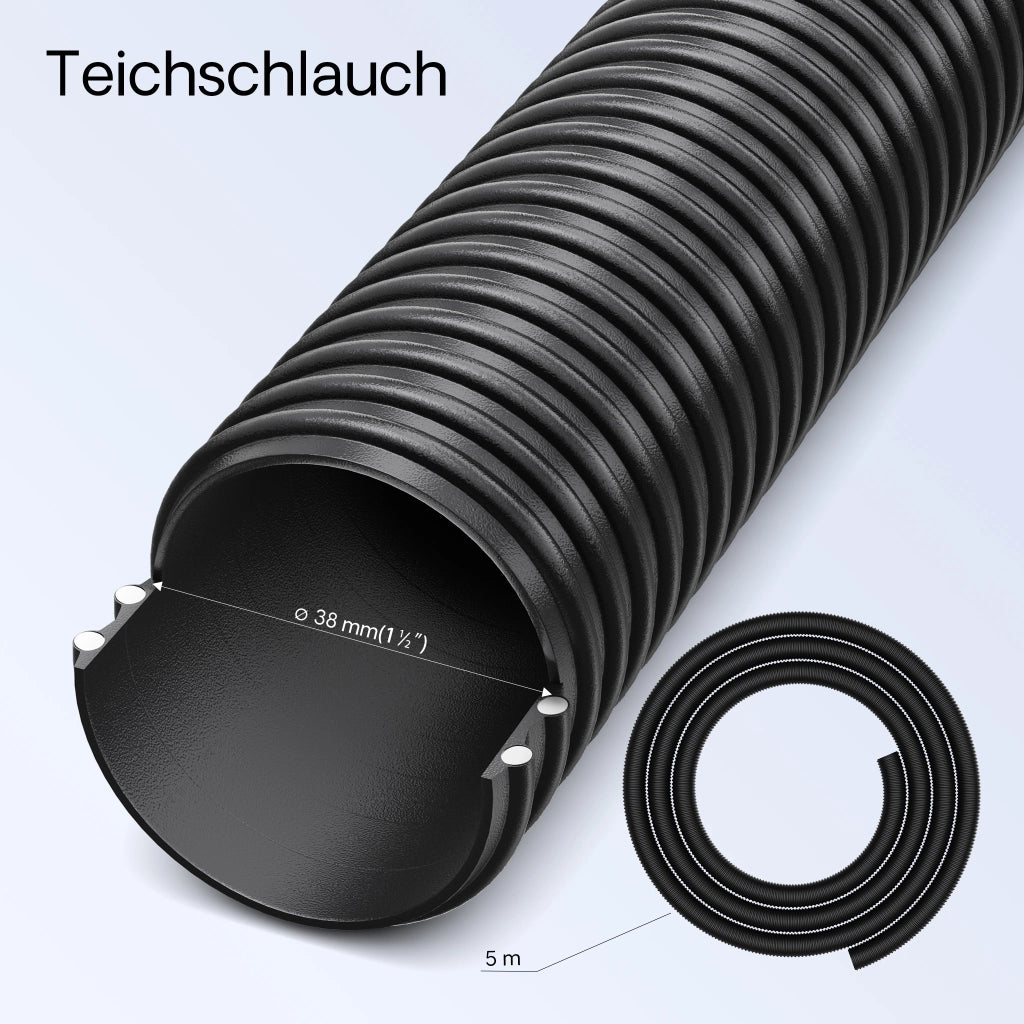 Set per laghetti Filtro CPF-10000 12000l 11W UVC Pompa NEO3800 Tubo