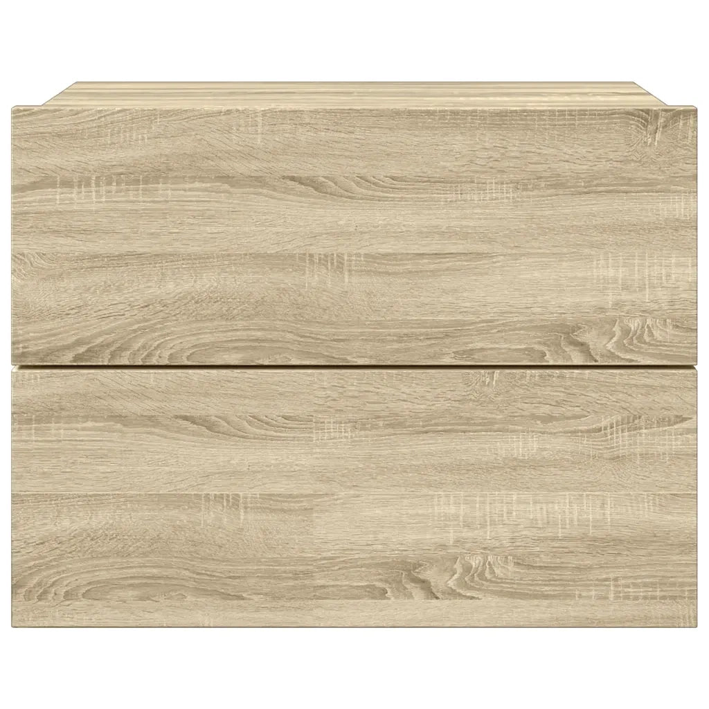 Comodino | Armadio da Notte | Mobiletto da notte Rovere Sonoma 40x30x30 cm in Legno Multistrato