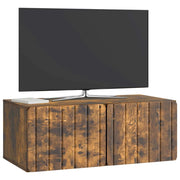 Mobile Porta TV da Muro Rovere Fumo 78,5 x 41 x 30 cm 898350