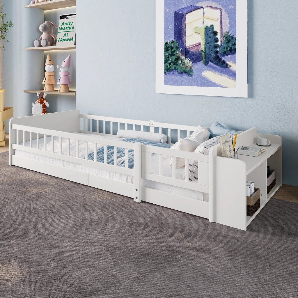 letto per bambini pino bianco 90 x 200 cm