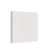 Letto a scomparsa 120 verticale Kentaro con colonna - Bianco Frassino