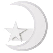 Trade Shop - Lampada Da Parete Led Luna E Stella Applique 11w Luce Fredda Lume Cameretta E47 -