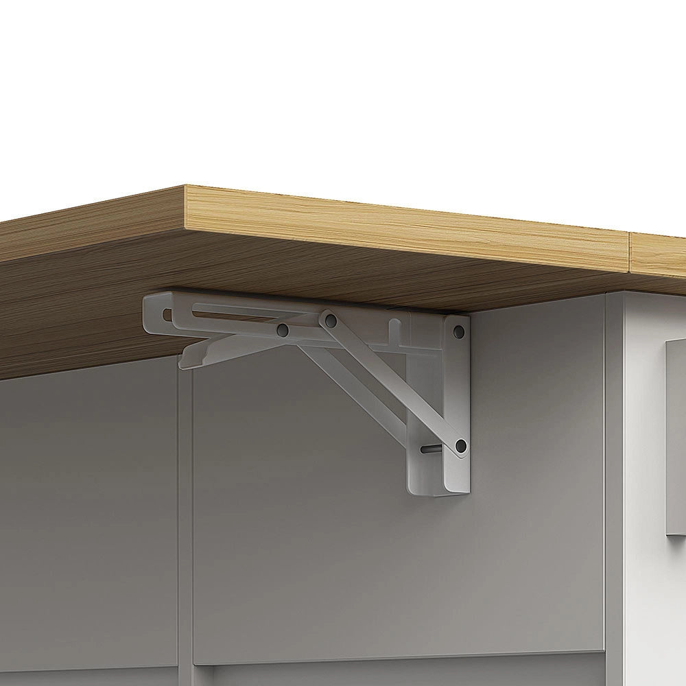 Carrello servizio - Xylo - piano lavoro porta-spezie bianco