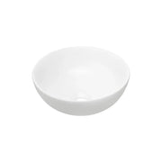 Lavabo da appoggio rotondo 32 cm bianco opaco in ceramica