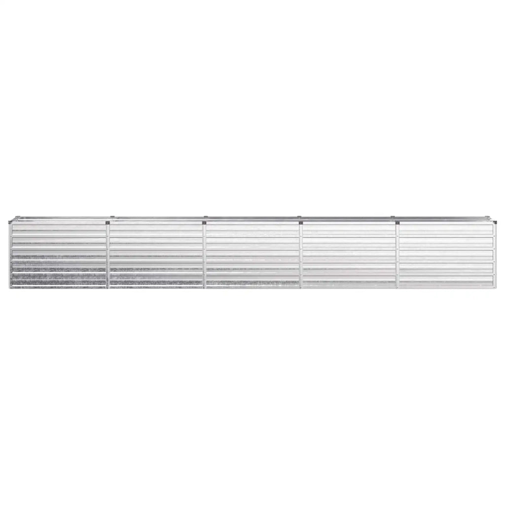 Letto rialzato da giardino Argento 400 x 40 x 55 cm 8006280