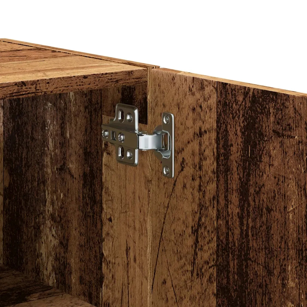 Armadietto a Muro Legno Vecchio 60x31x60 cm in Truciolato 857302