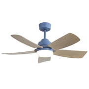 Ventilatore da soffitto con luce led 22w 107 cm 5 pale abs telecomando camera letto soggiorno sala da pranzo ufficio 220v