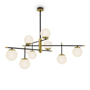 Lampada pendente Modern in Metallo e Vetro Nostalgia Opaco Oro