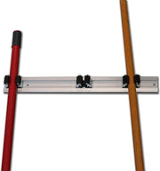 Rail per badile - lunghezza 480 mm - 3 clip - 25 mm - spalla attrezzi